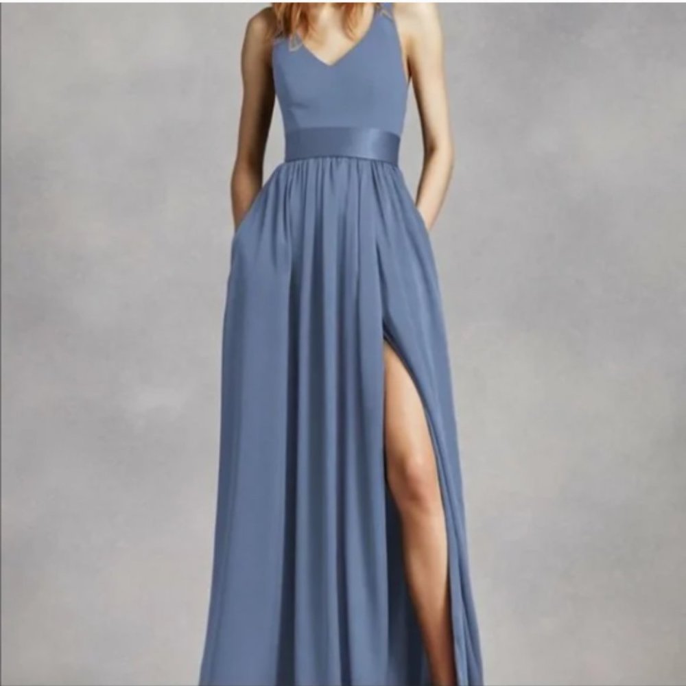 Vera Wang Halter Bridesmaid Dress